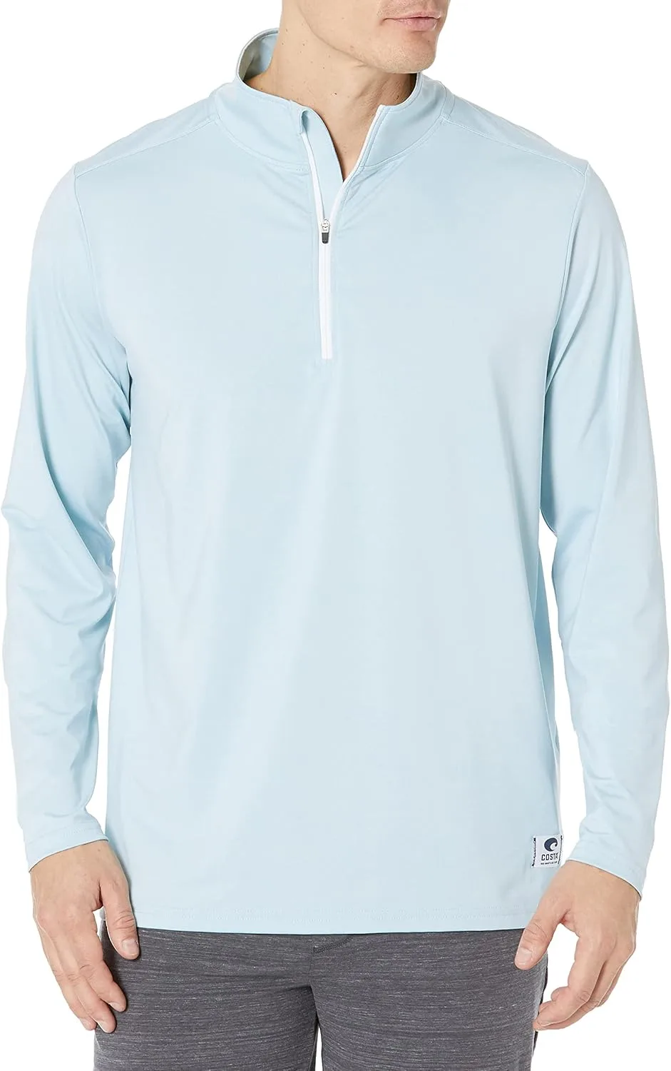 

Costa Del Mar мужская техническая толстовка Voyage Performance с длинным рукавом и четвертью молнией