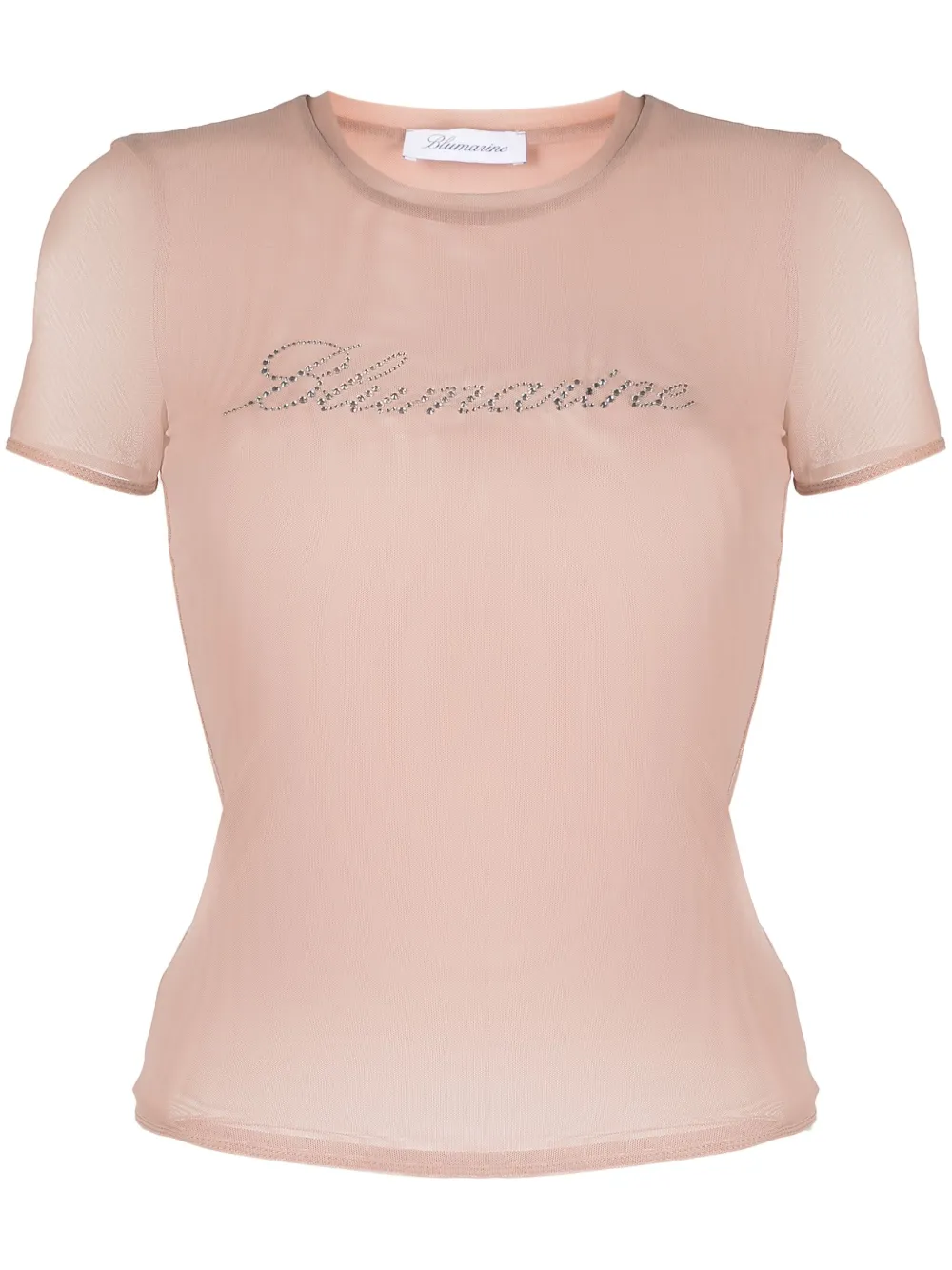 

Футболка с логотипом BLUMARINE, нейтральный