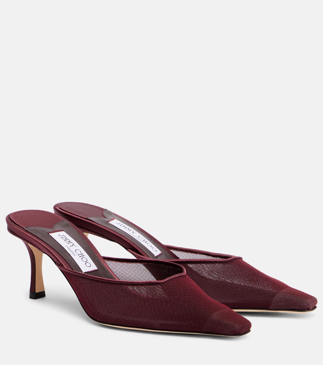 Мюли Vivi 65 из сетки Jimmy Choo, Deep Merlo
