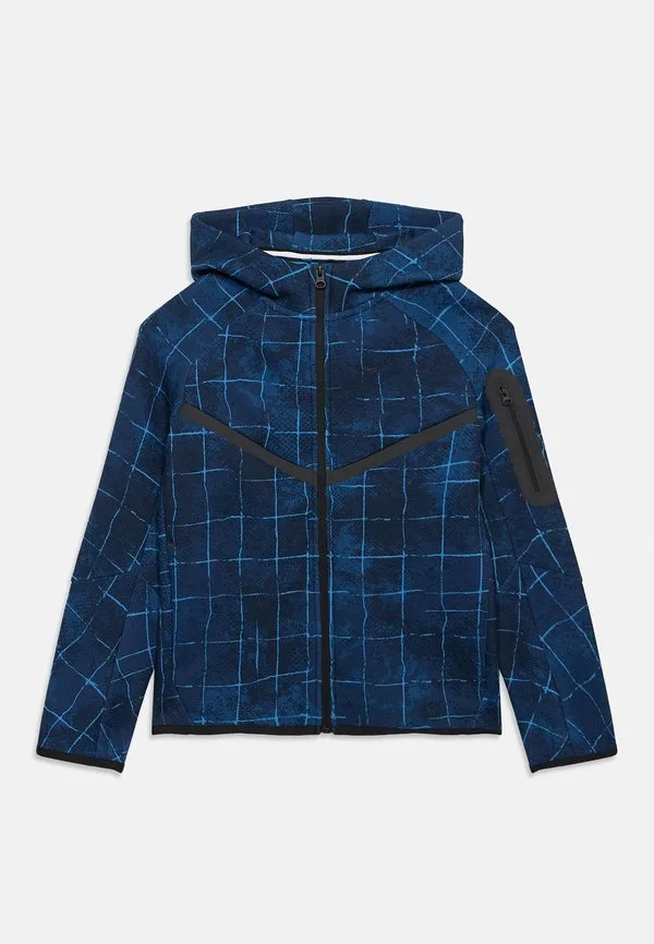 Универсальная толстовка на молнии Nike Sportswear, Star Blue/Court Blue/Black — фото 3
