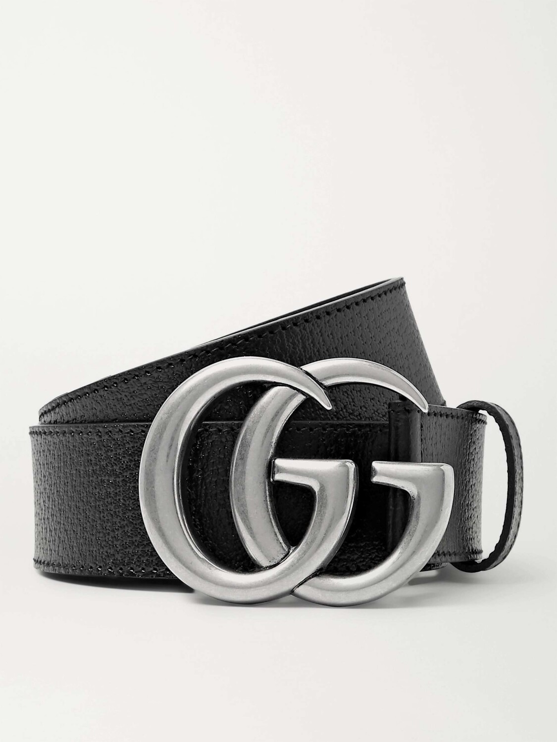 

Ремень из натуральной кожи шириной 4 см GUCCI, черный