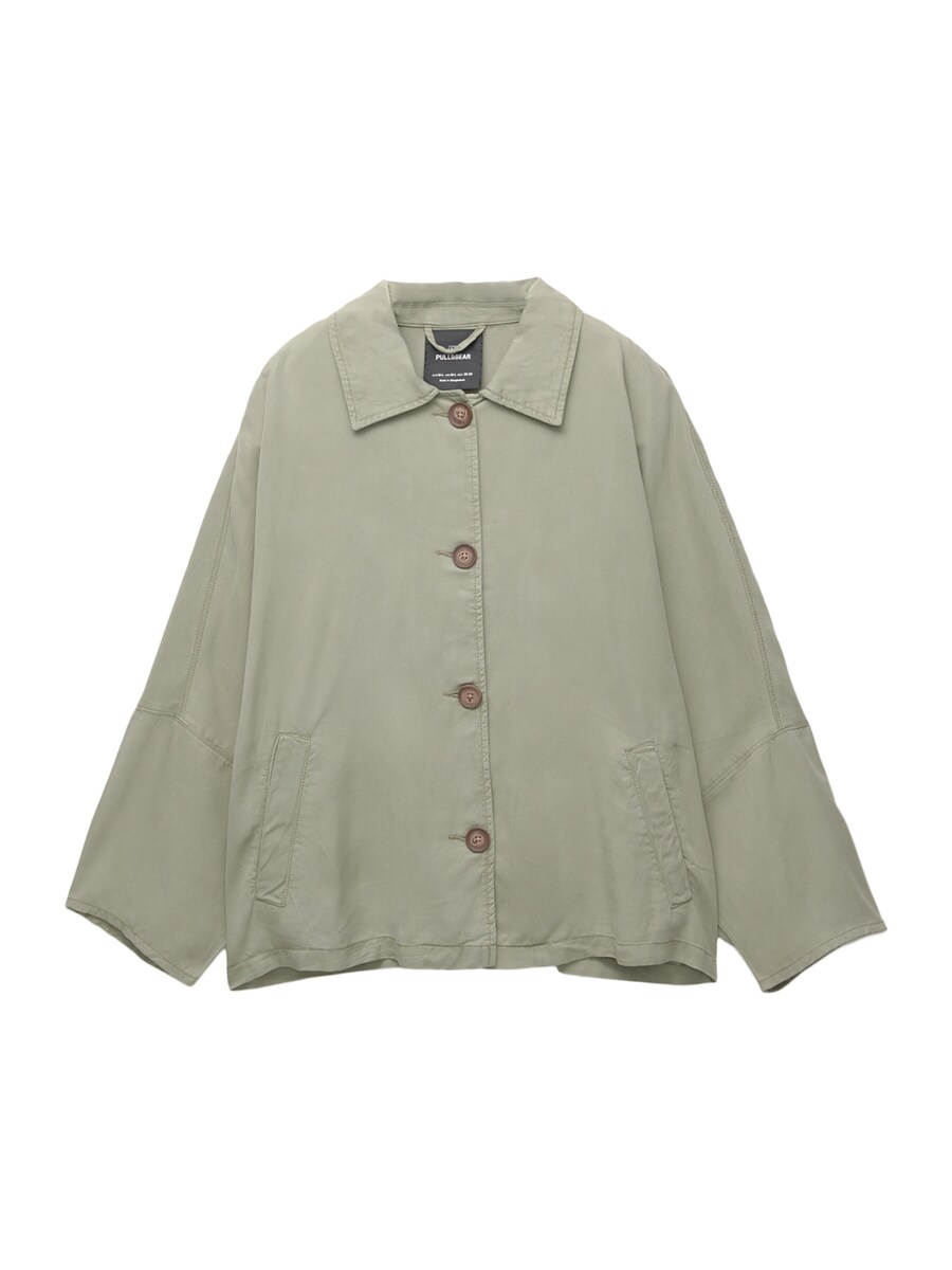 

Куртка межсезонная Pull&Bear, зеленый