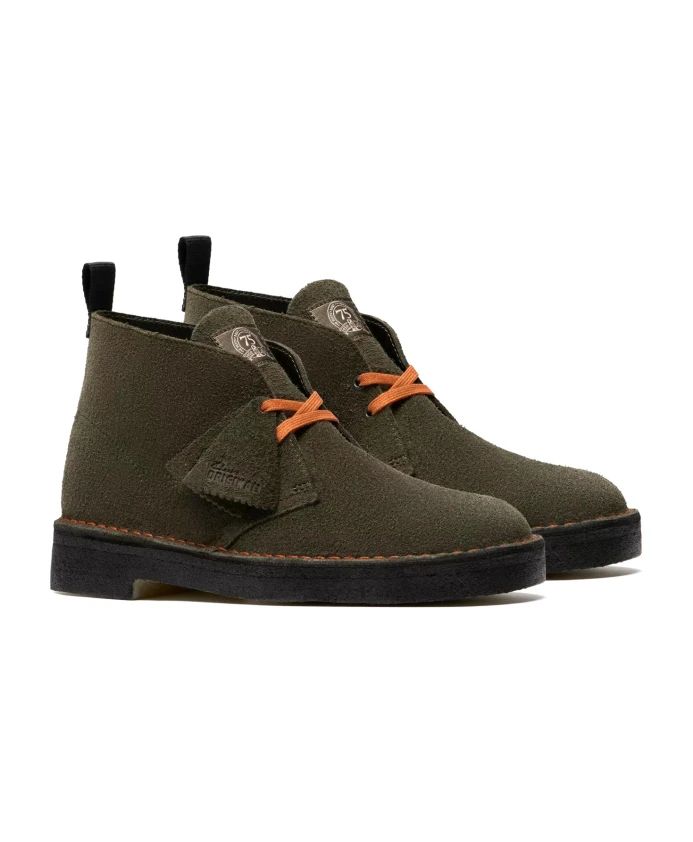 Юбилейные ботинки Desert Boot, юбилейная версия к 75-летию Clarks, зеленый — фото 2