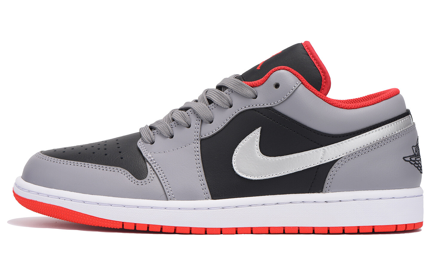 

Баскетбольные кроссовки Air 1 Vintage Men Low-Touch Black Grey Red Jordan, Черный, Баскетбольные кроссовки Air 1 Vintage Men Low-Touch Black Grey Red Jordan