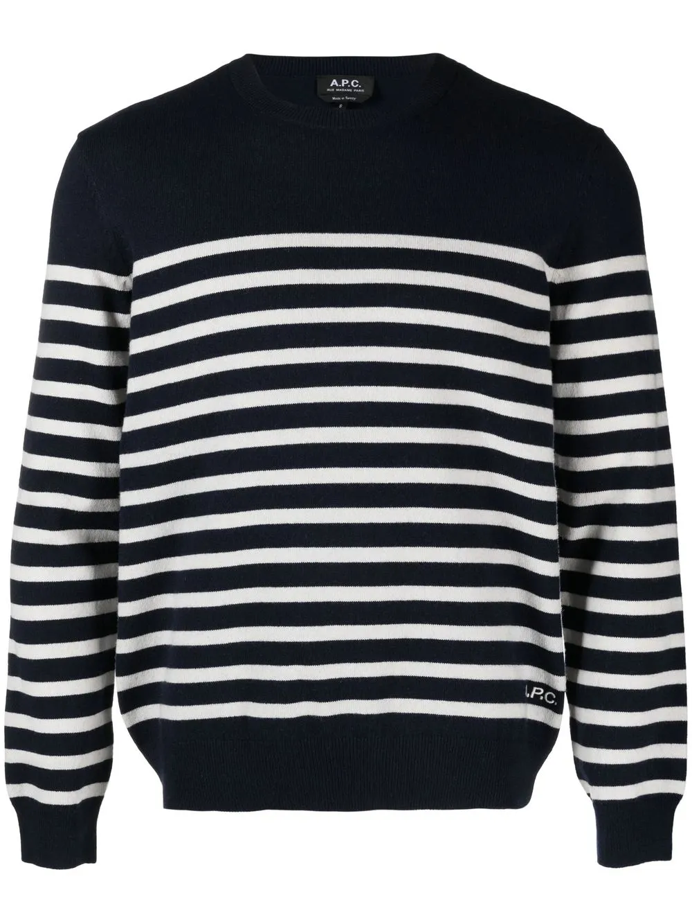

Джемпер в полоску A.P.C., синий