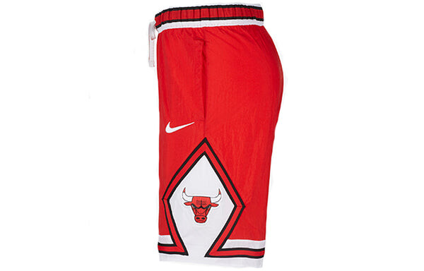 Шорты chicago bulls courtside heritage nba casual sports logo print basketball shorts red Nike, мульитколор — фото 3