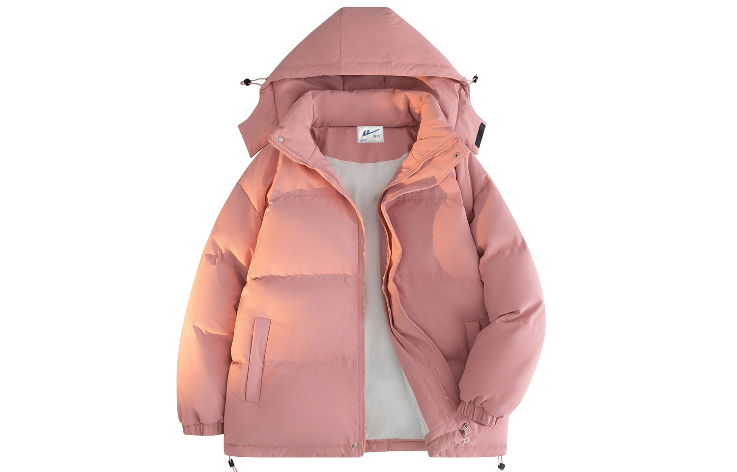 

WARRIOR Пуховик Huichao Riding The Wind Collection унисекс, Pink[Hats & Caps Detachable]