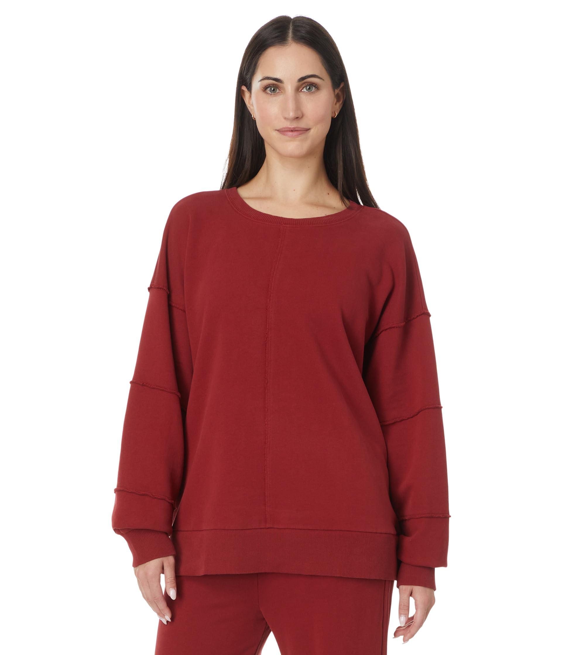 

Толстовка Mod-o-doc Long Sleeve Seamed Boxy Sweatshirt Black, Maple Sugar