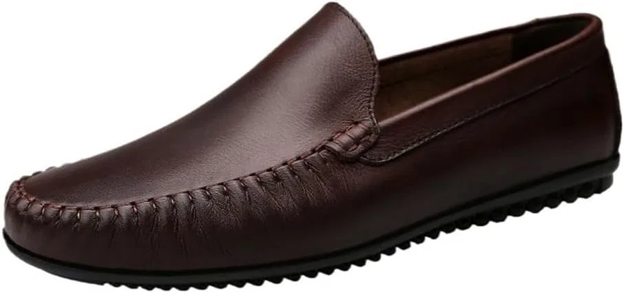 Мокасины Leather Moccasins, коричневый DHFIRUFSHLO