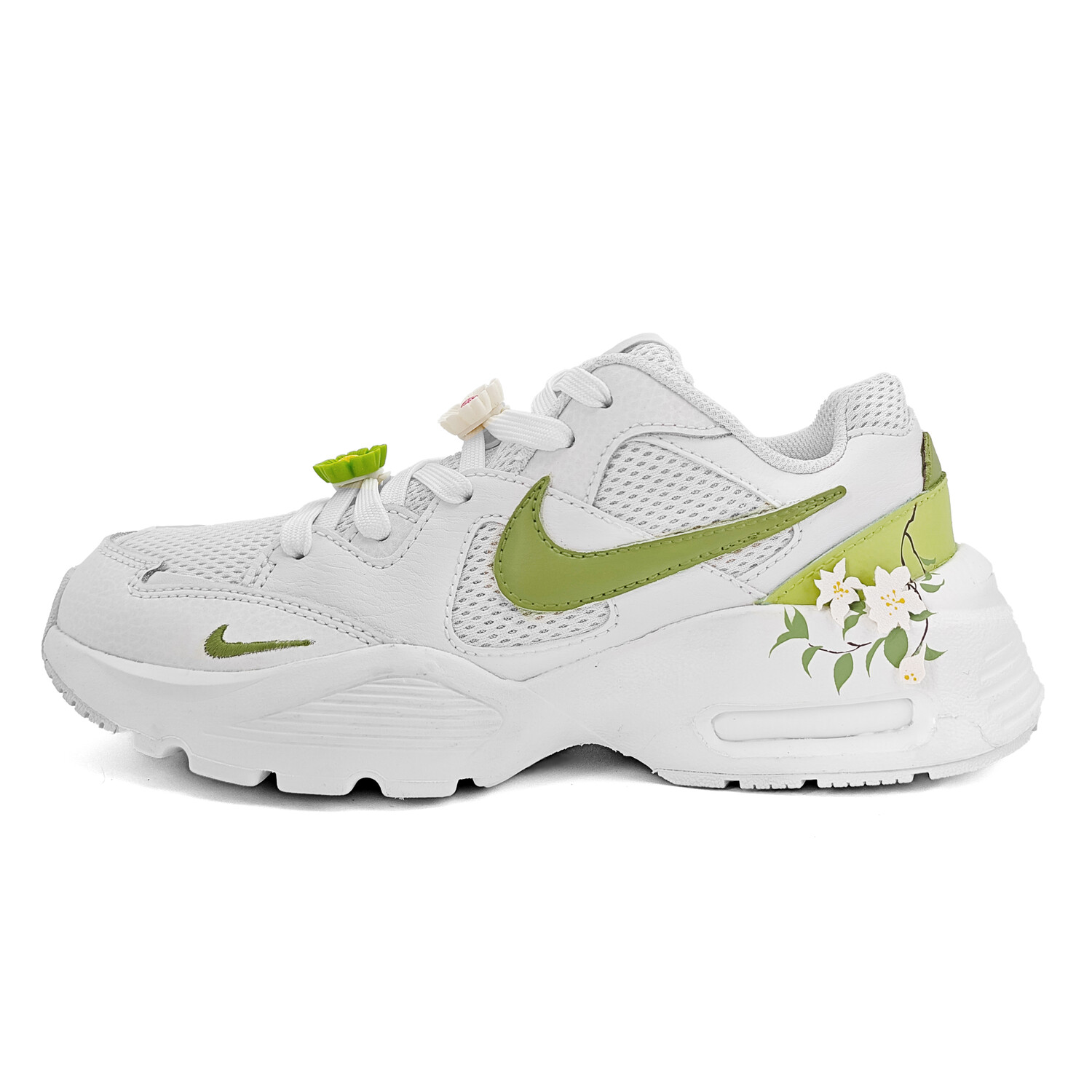 

Кроссовки Air Max Fusion женские с низким верхом, цвет голубой/зеленоватый/белый Nike