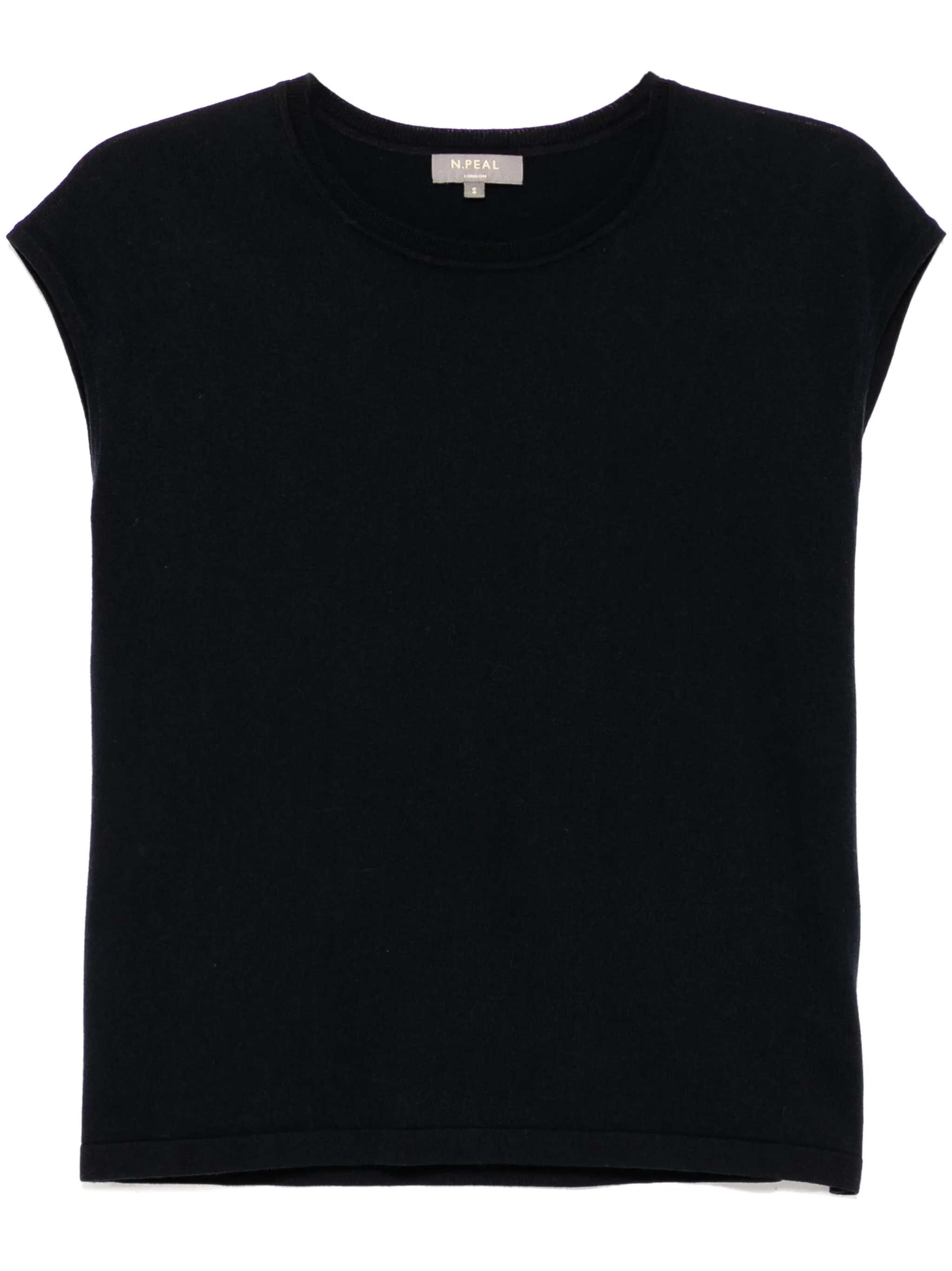 

Топ с рукавами кап N.Peal, синий