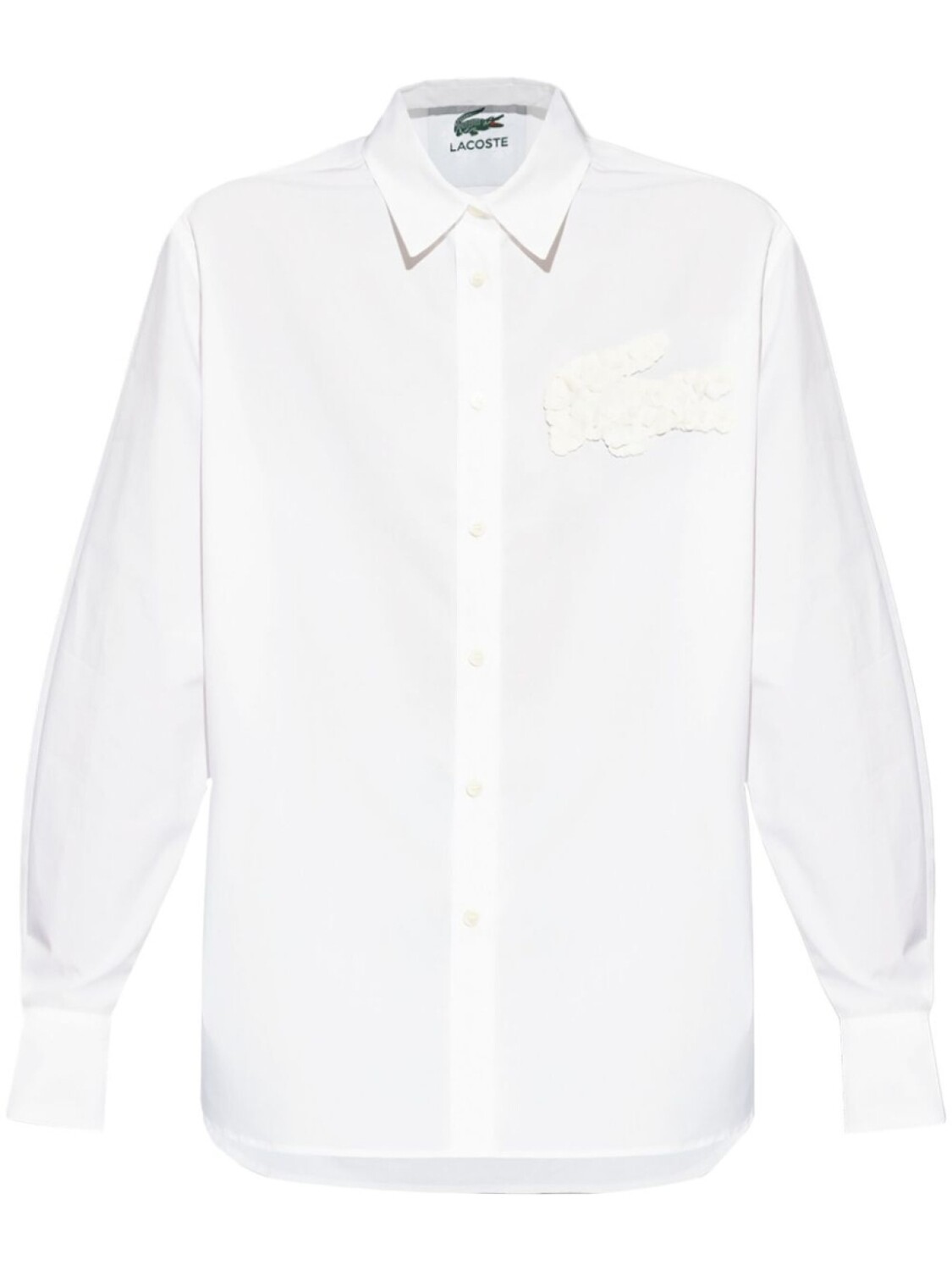 

Lacoste рубашка с логотипом, белый