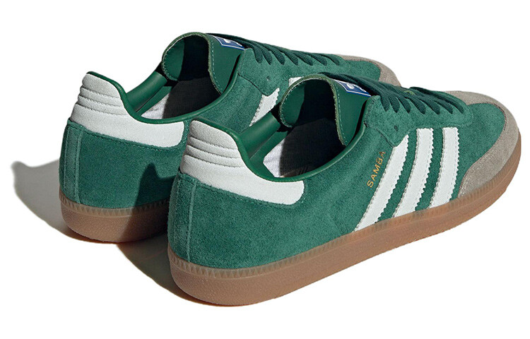 Кроссовки Adidas Originals Samba OG, зеленый — фото 3