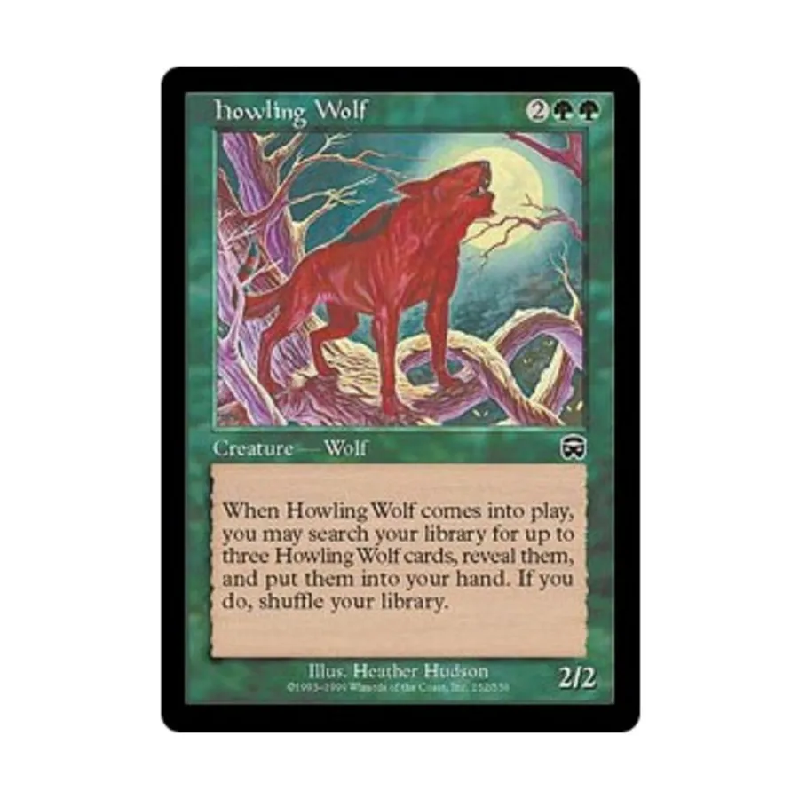 

CCG Воющий волк (клавиша C), MTG - Mercadian Masques