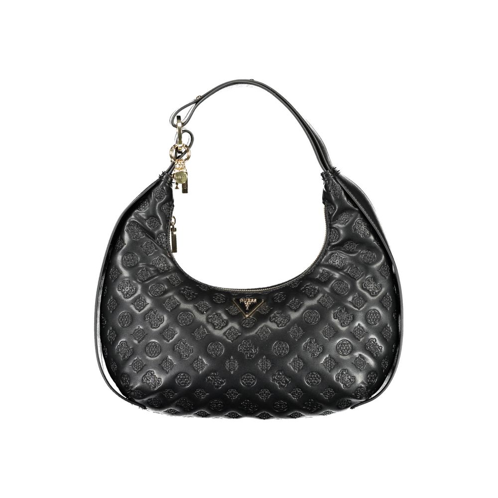 

Черная полиэтиленовая сумка Guess Shoes, черный
