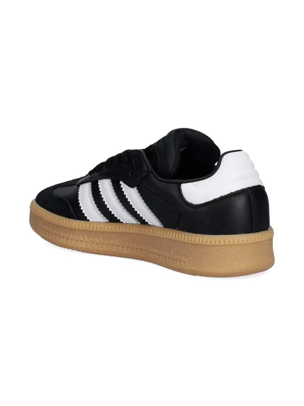 Кроссовки Samba XLG GS черно-белые с коричневой подошвой Adidas Kids — фото 4