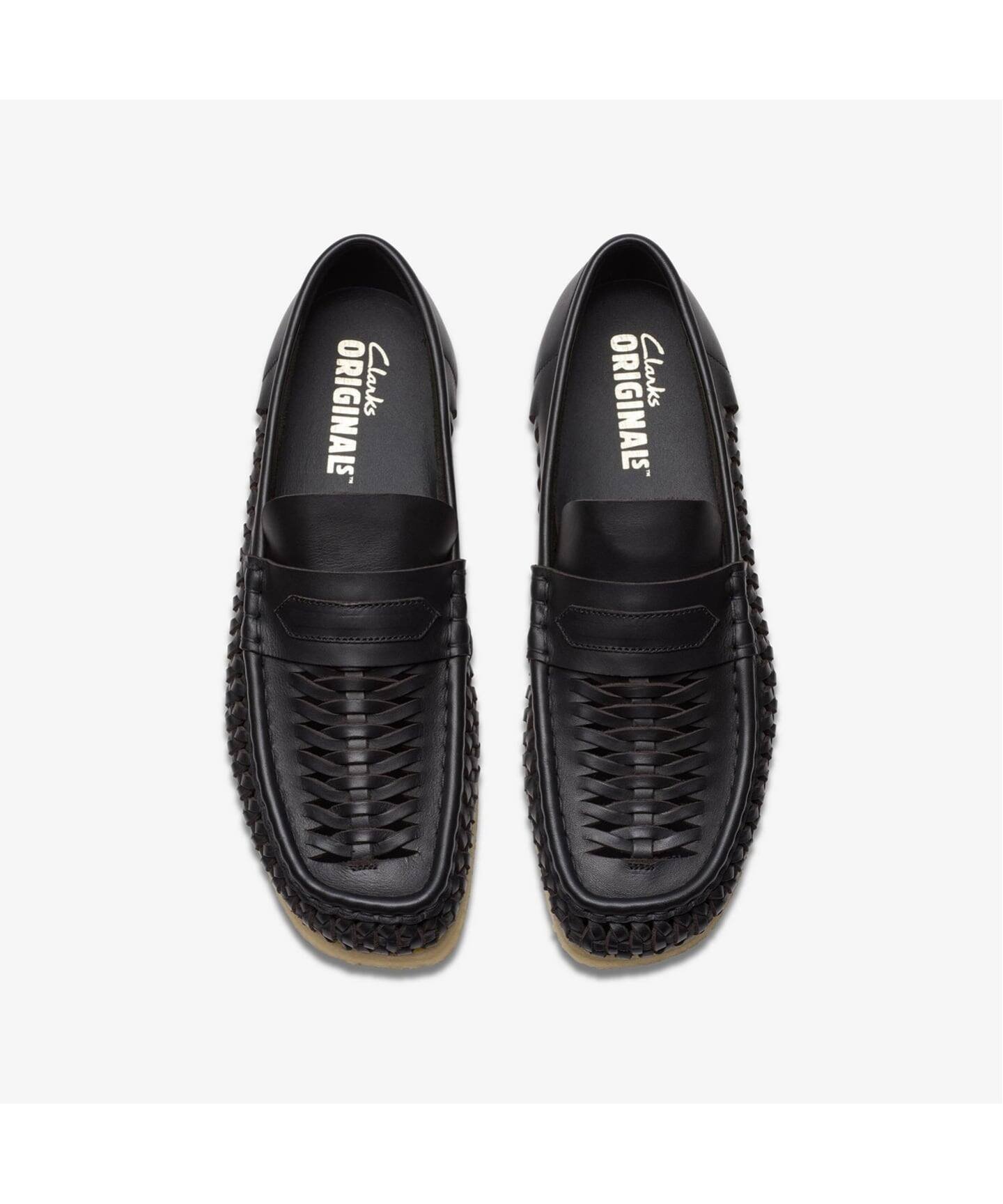 Туфли Clarks WB Penny Weave Black Leather Edifice, black