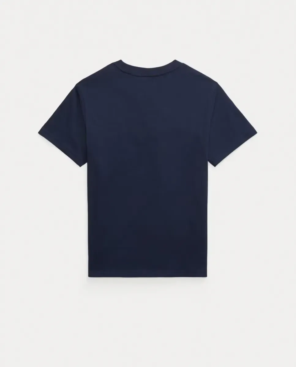 Унисекс футболка из хлопкового трикотажа Polo Sport Polo Ralph Lauren, темно-синий — фото 2