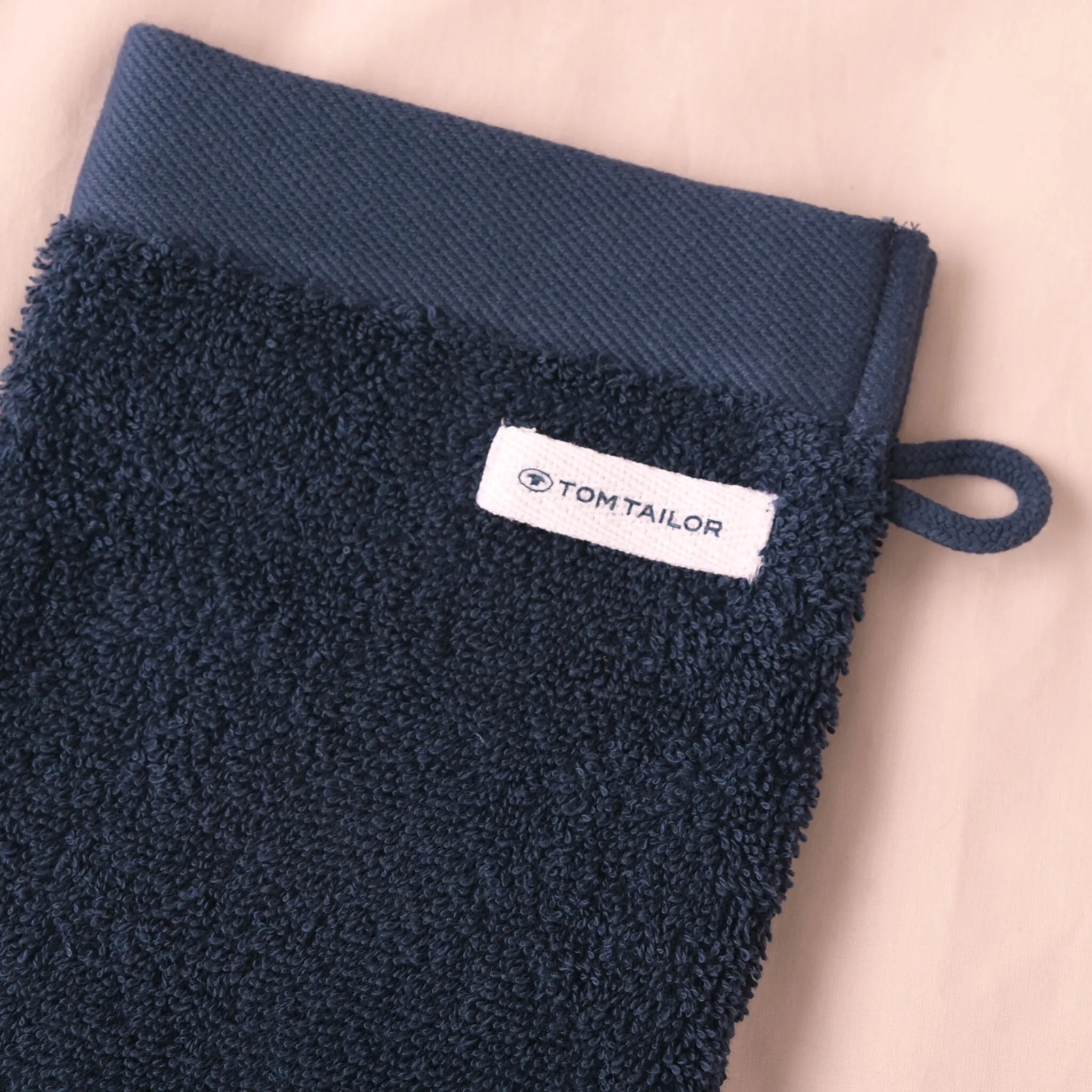 TOM TAILOR HOME Рукавица для мытья «COLOR BATH Рукавица» (6 шт., набор из 6 рукавиц для мытья 16 х 21 см), темно-синий — фото 2