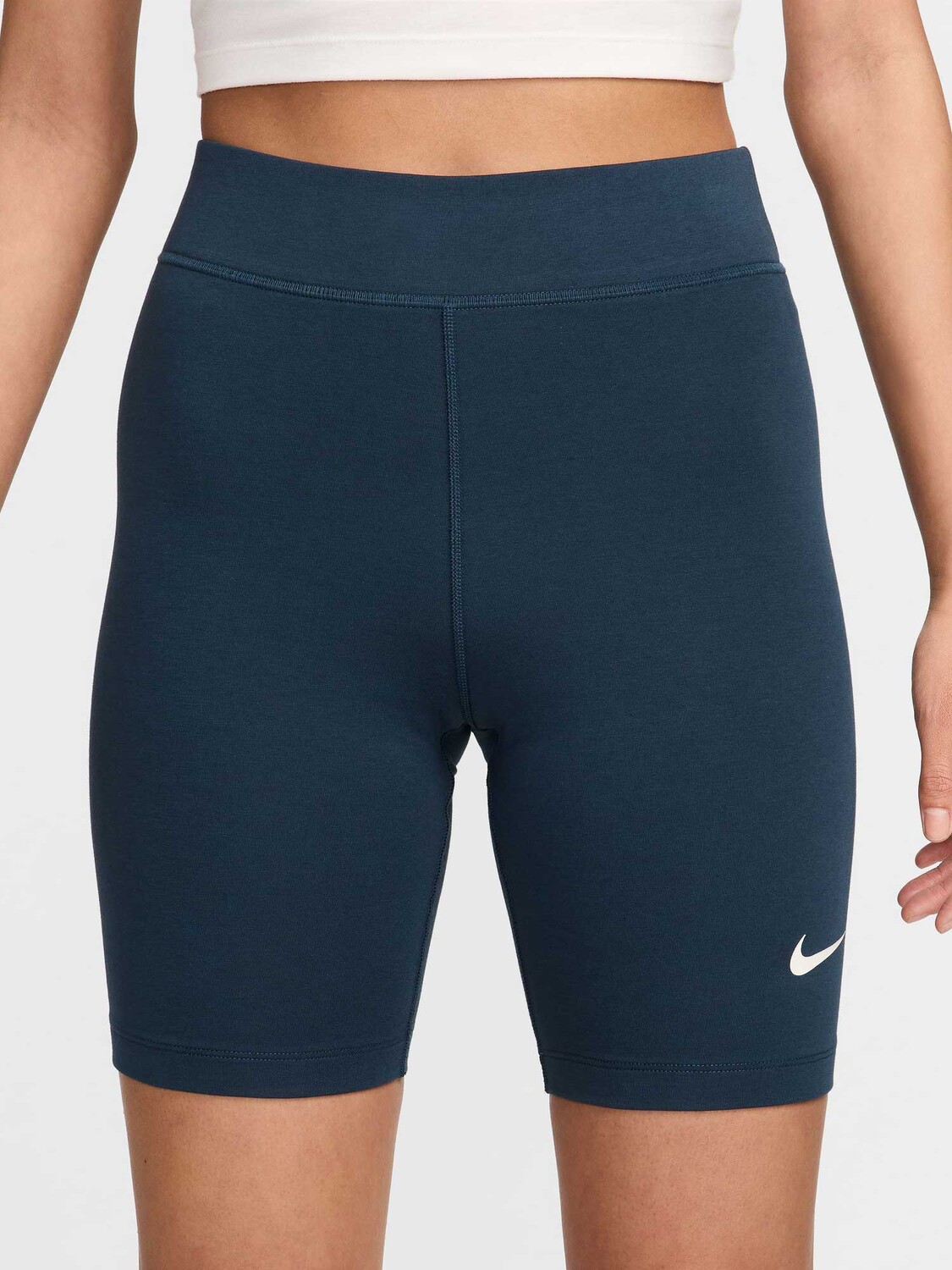 

Тайтсы Nike W NSW NK CLSC HR 8IN SHORT, синий