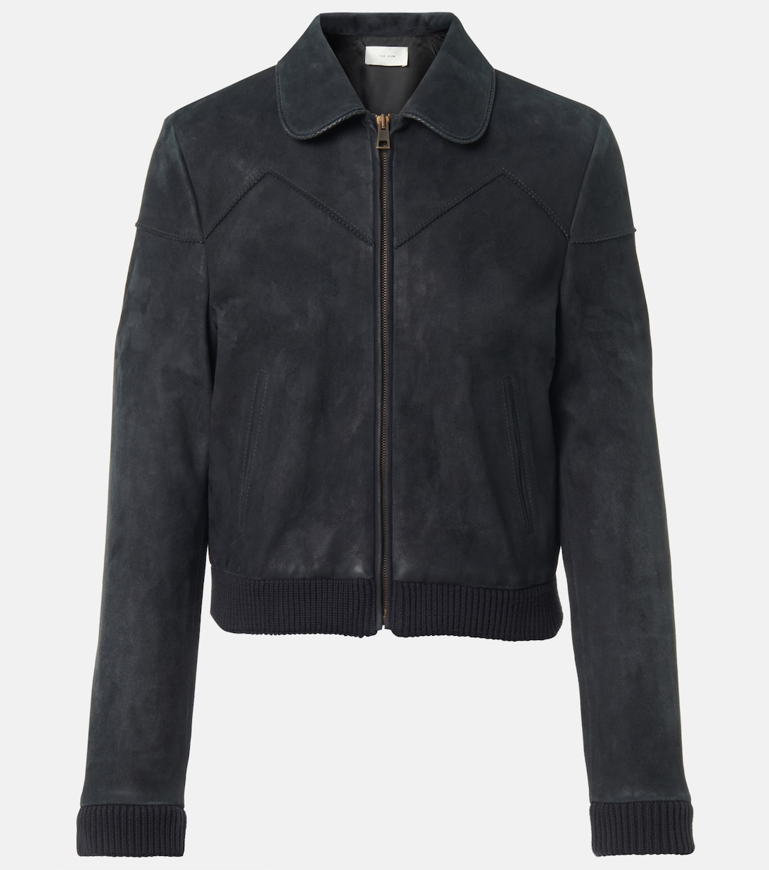 

Замшевая куртка Axelette The Row, Faded Black