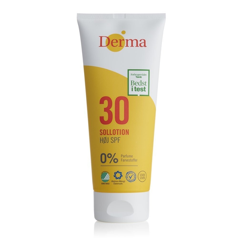 

Derma Sun, бальзам для загара SPF 30 гипоаллергенный, 200 мл