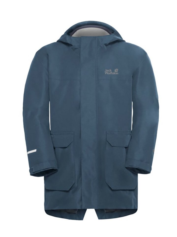 

Jack Wolfskin Функциональная куртка «Кэнви» 3-в-1 темно-синего цвета