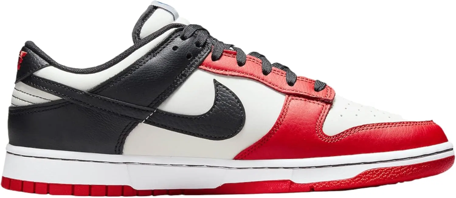 Кроссовки мужские Nike Dunk Low Retro, цвет Vela/Black/Chile Red — фото 2