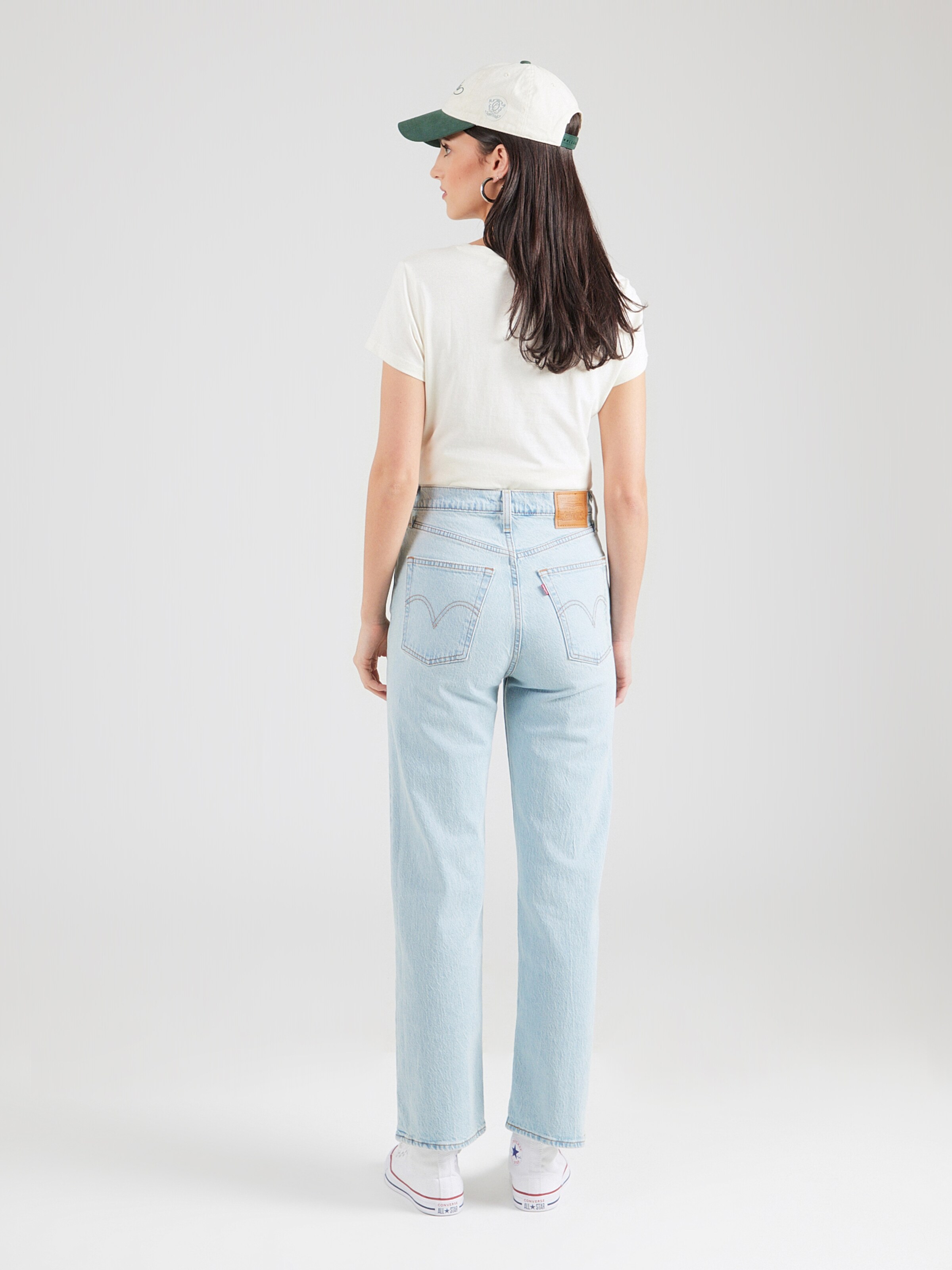 LEVI'S  Джинсы Regular 'RIBCAGE STRAIGHT' в светло-голубом цвете — фото 4