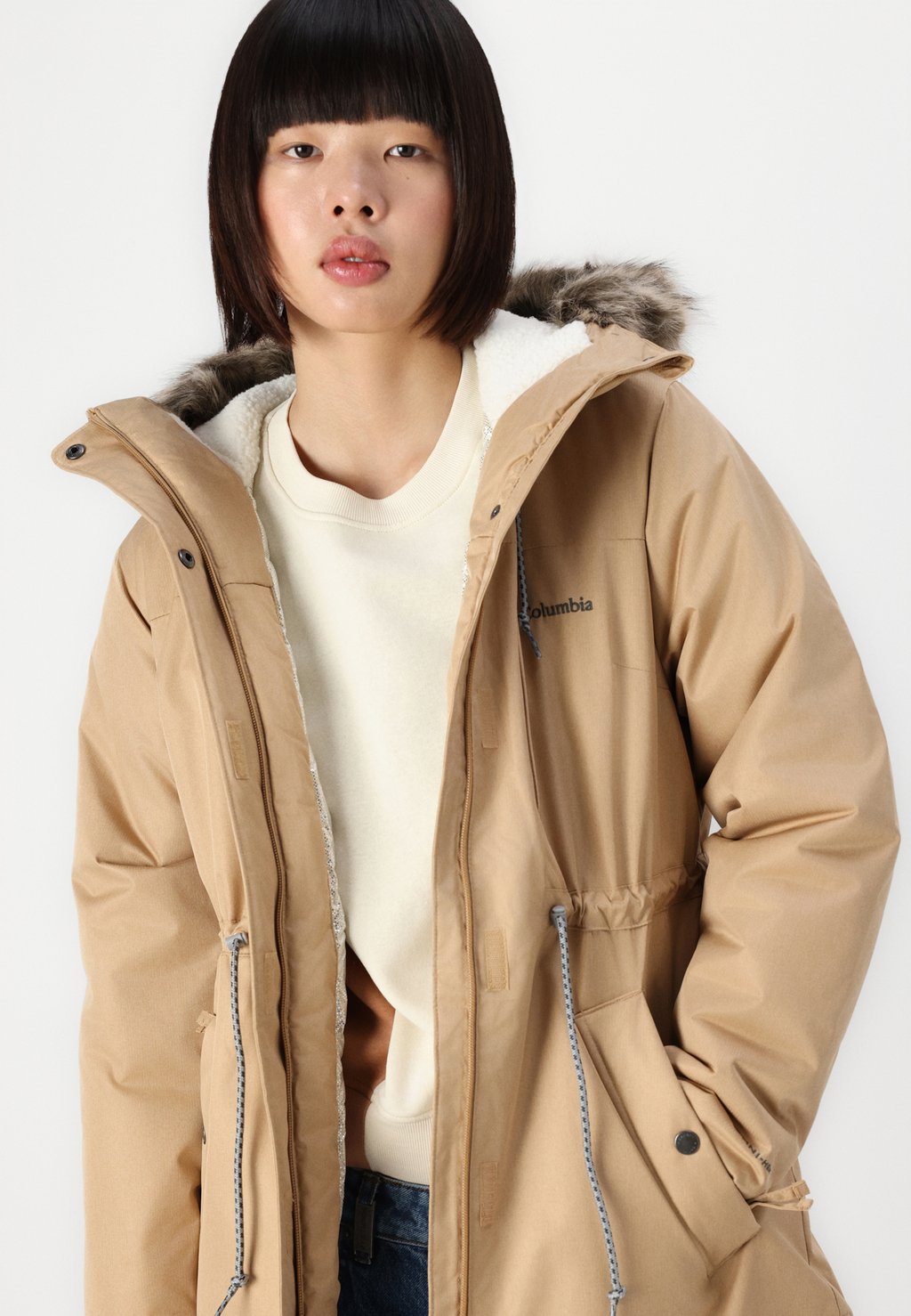 

Парка SUTTLE MOUNTAIN INSULATED JACKET Columbia, бежевый