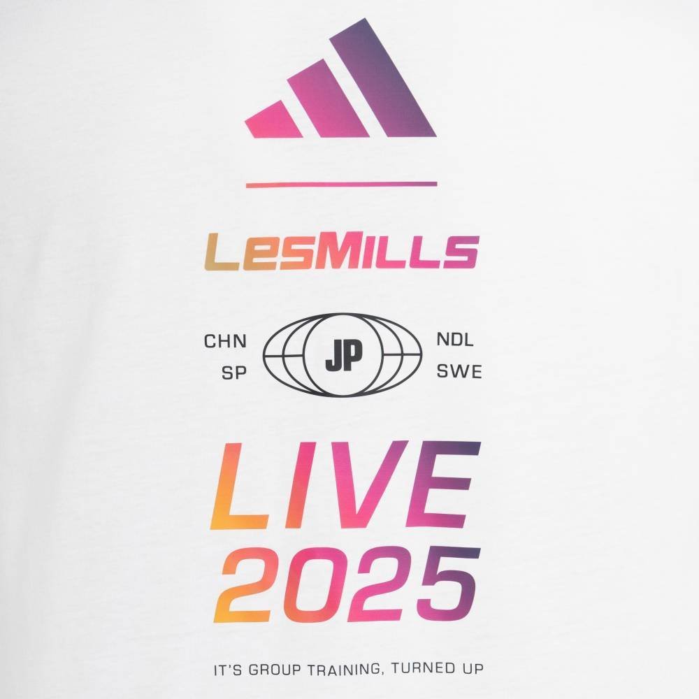 Майка LES MILLS LIVE TOKYO Event Adidas, white — фото 4