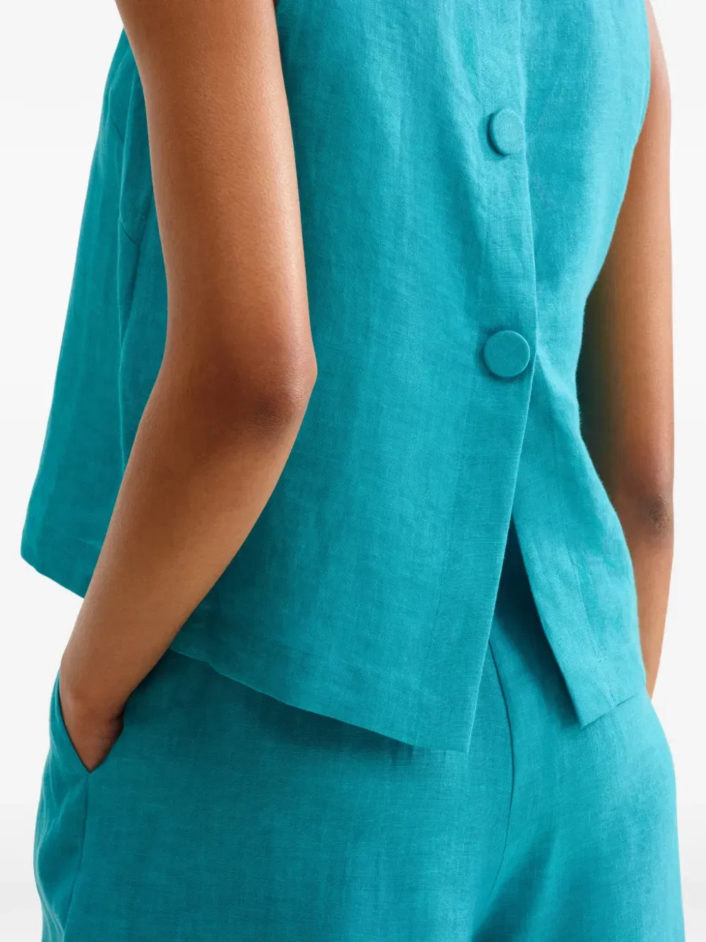 Топ без рукавов Eres, синий — фото 4