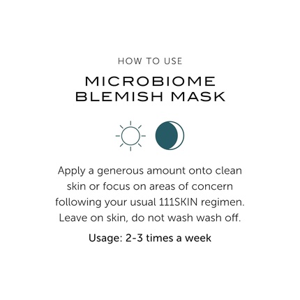 Маска для лица 111Skin — Для устранения дефектов кожи Microbiome Gentle AHA Exfoliator Clear & Balance — фото 2