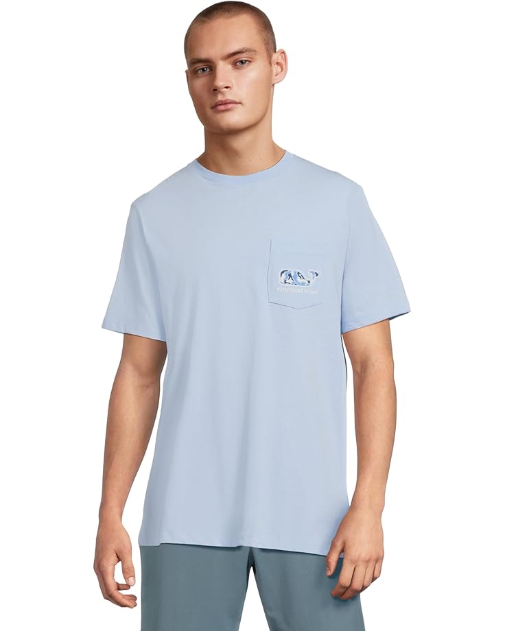 

Футболка Vineyard Vines Camo Hammerhead Ss Tee, цвет Jake Blue