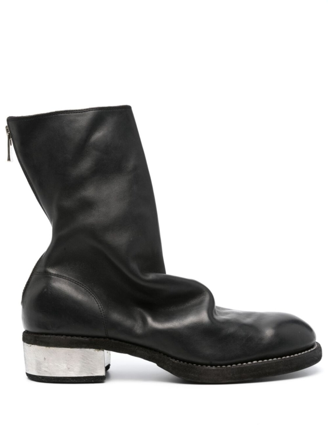 Guidi ботинки с закругленным носком, черный