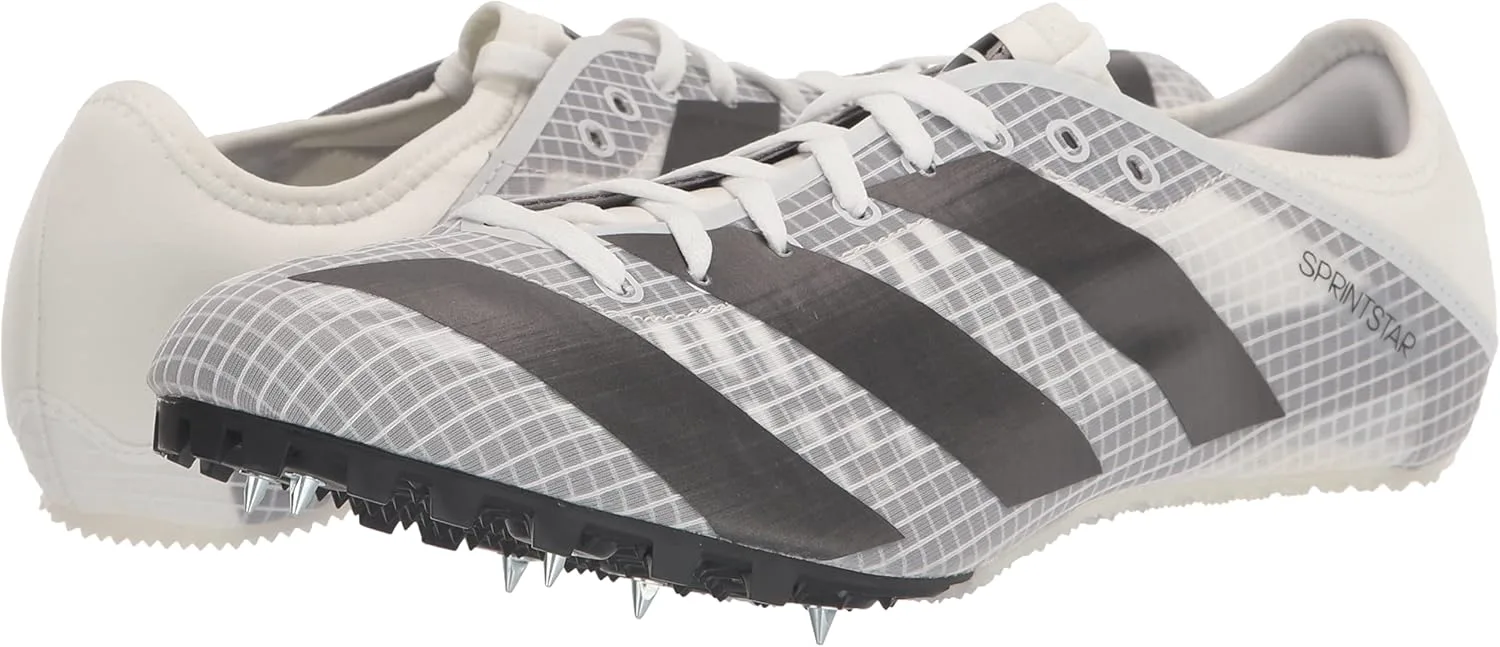 Мужская беговая обувь Adidas Performance Sprintstar, белый/металлик/черный — фото 3