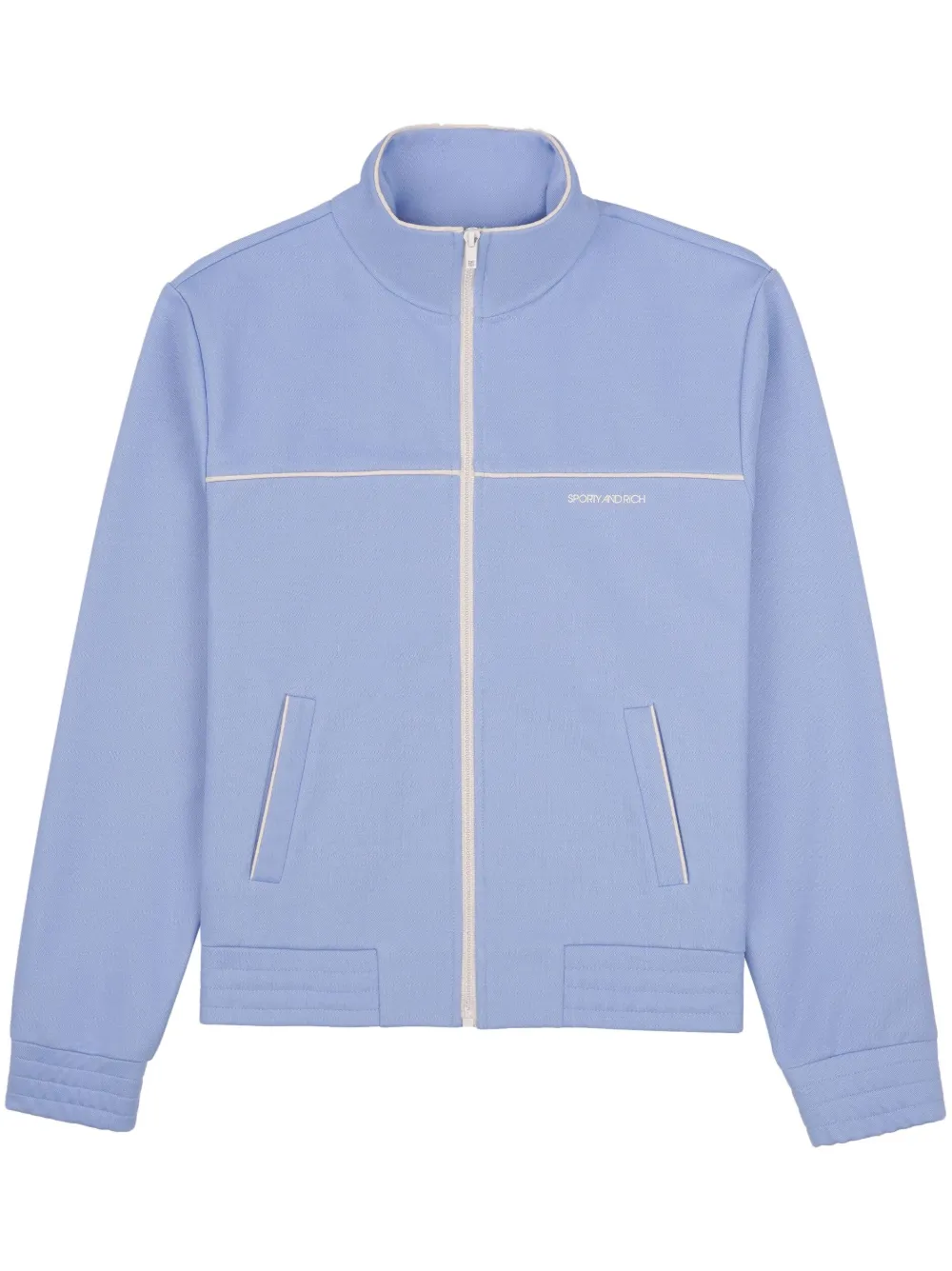 

Куртка на молнии с логотипом Sporty & Rich, синий