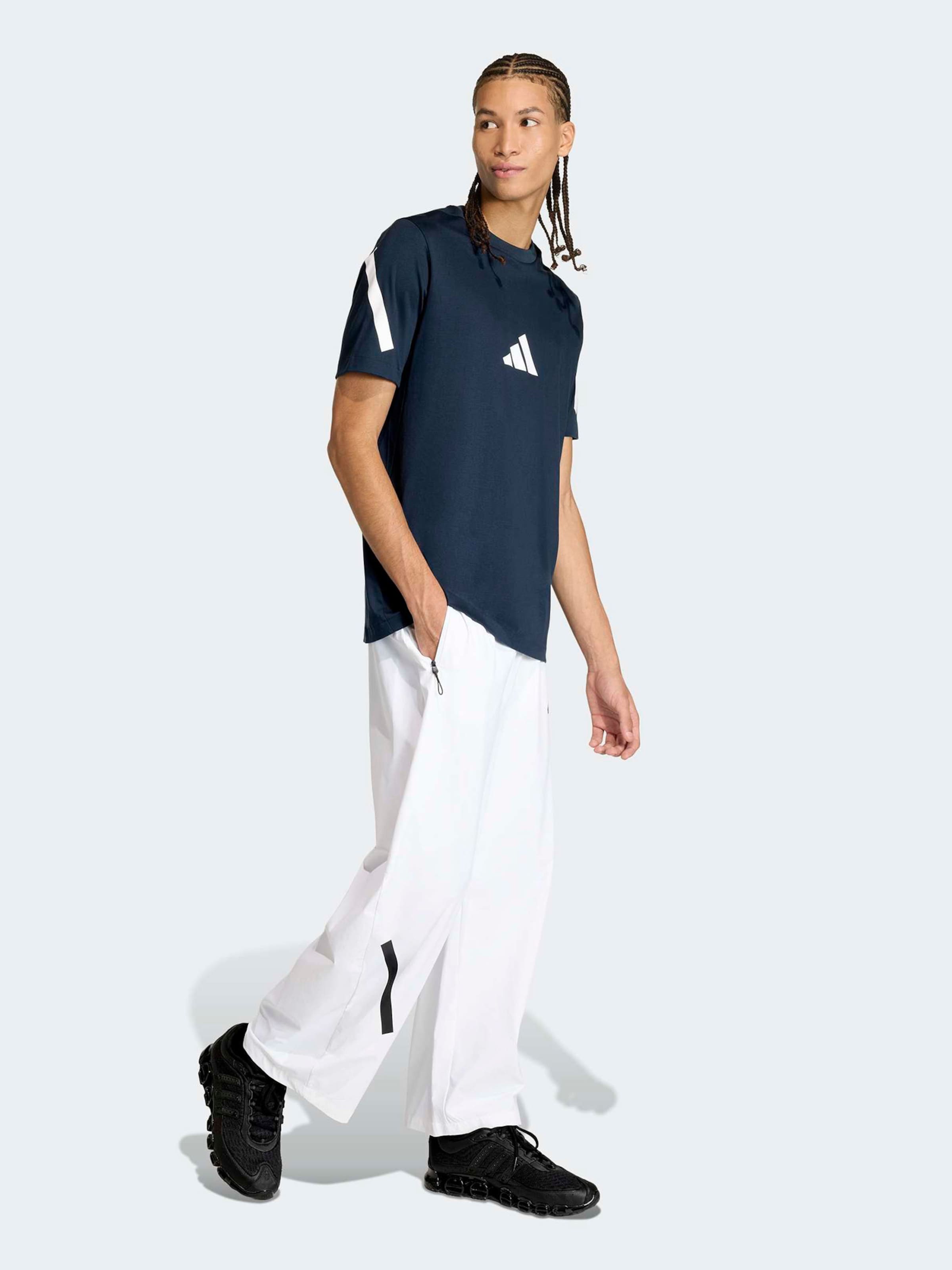 Adidas Sportswear Штаны для тренировок 'Z.N.E.' свободного кроя в белом цвете — фото 2