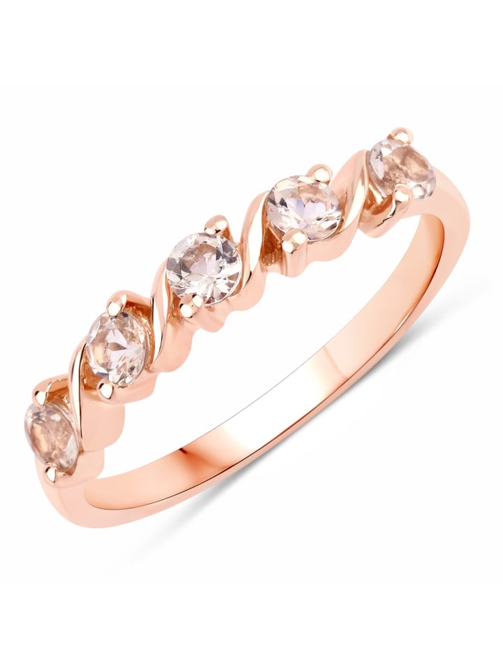 

Rafaela Donata Кольцо из стерлингового серебра с морганитом в оправе из розового золота