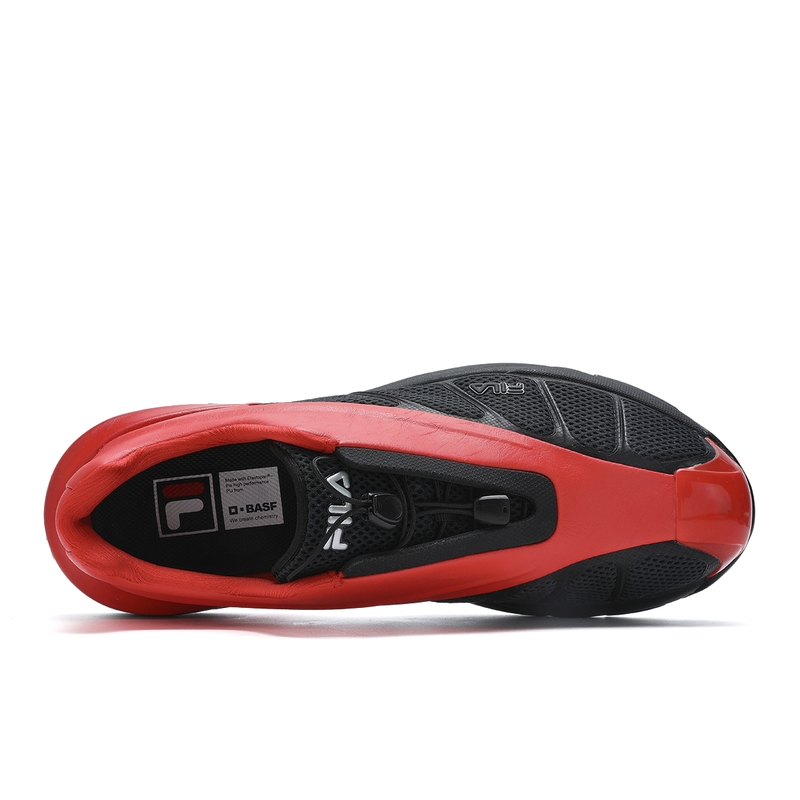 REPLICA Износостойкие повседневные кроссовки мужские красные черные FILA, Fire Red/Black — фото 2