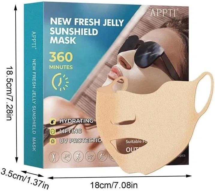 Патч для лица от солнца UV Protection, Generic, 5/10/15 шт — фото 2