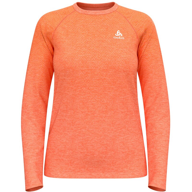 

Футболка с круглым вырезом l/s essentia Odlo, красный