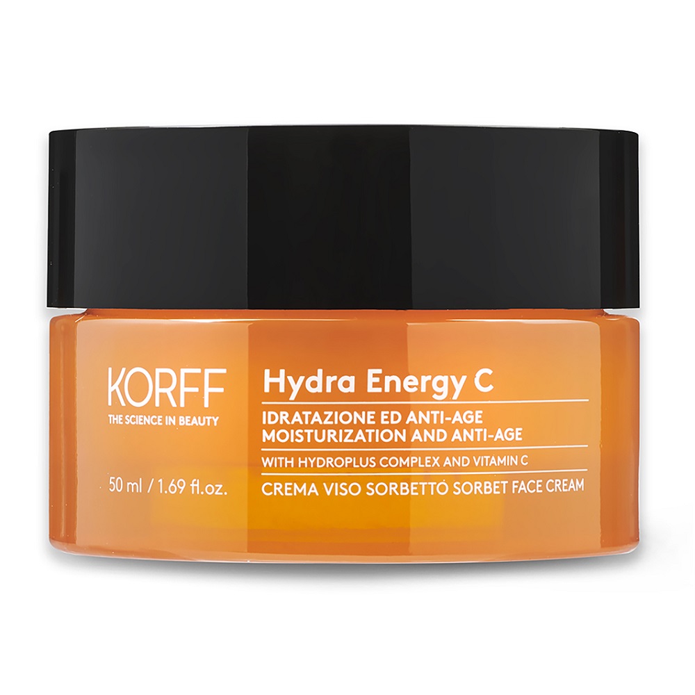 

Увлажняющий и укрепляющий крем-гель для лица с витамином С hydra energy c moisturization and anti-age sorbet face cream Korff, 50 мл