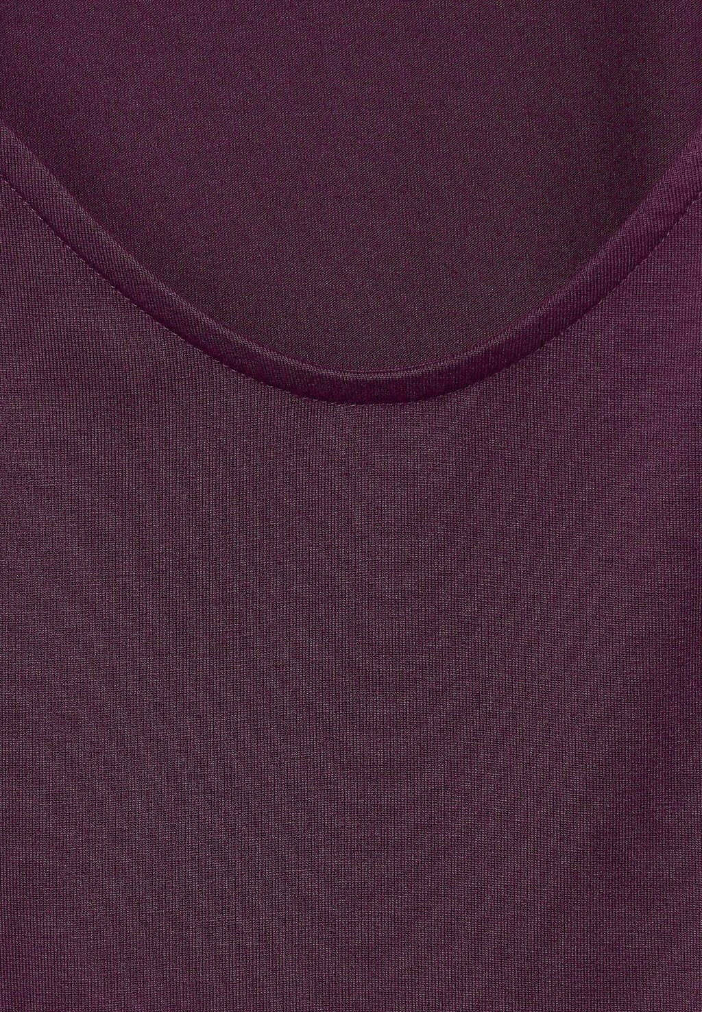 

Топ MIT V-NECK Street One, темно-фиолетовый