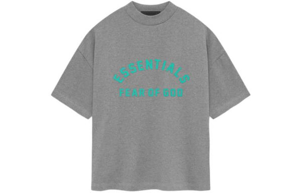 Футболка ss24 crewneck t-shirt 'dark heather oatmeal' Fear Of God Essentials, мультиколор — фото 2