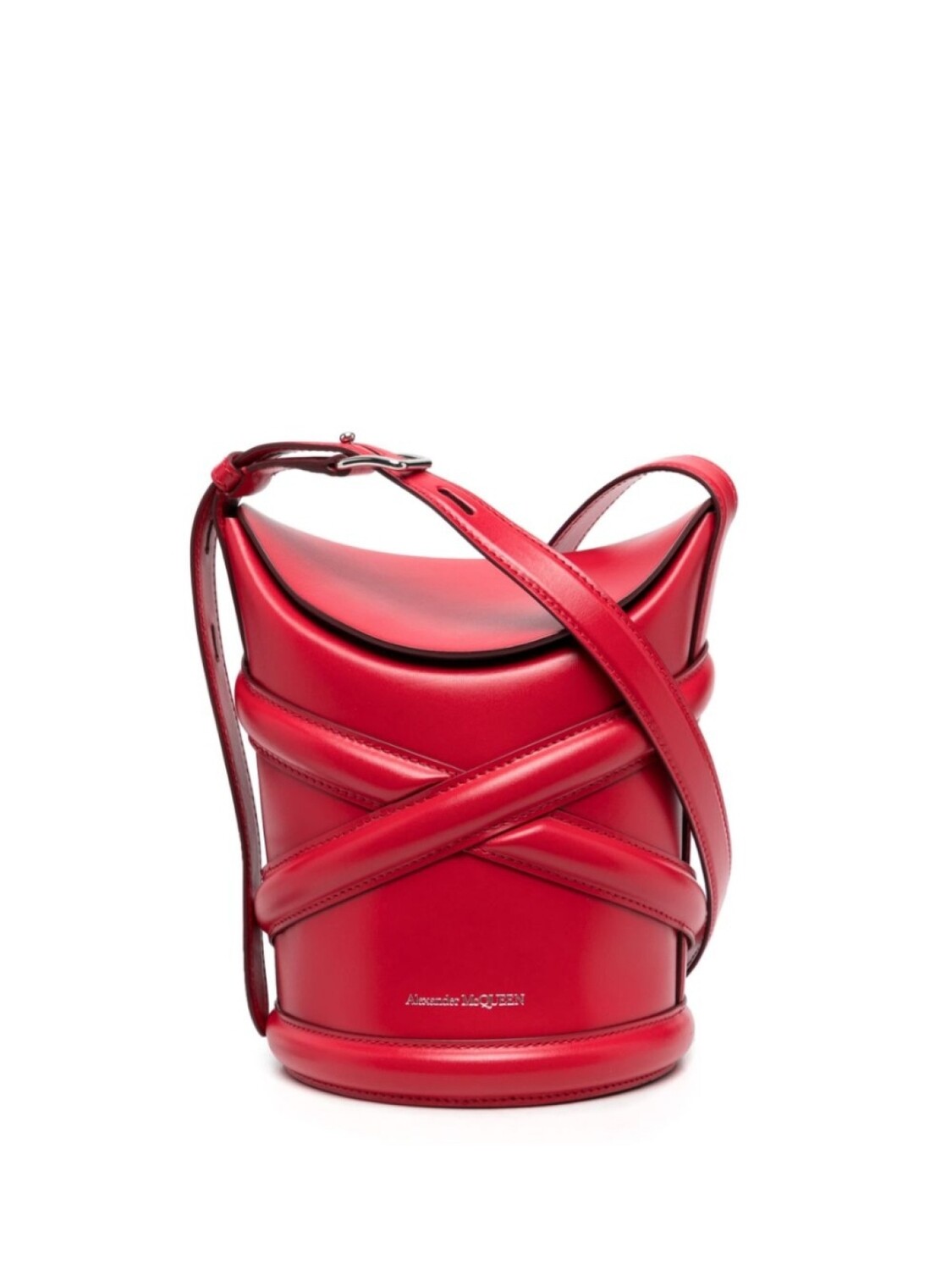 

Сумка-ведро The Curve Alexander McQueen, красный