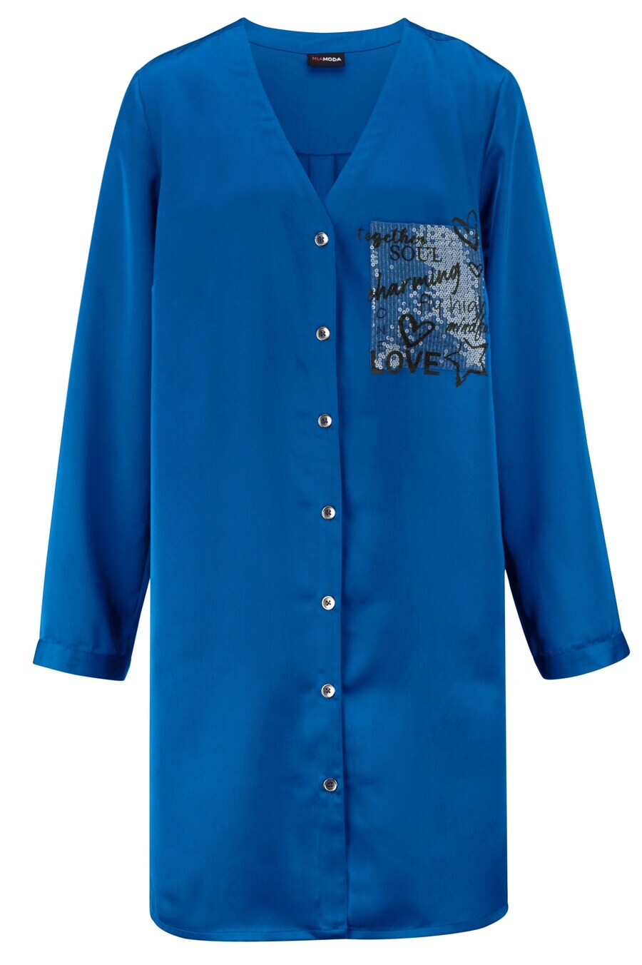 

Длинная блузка MIAMODA Blouse, королевский синий