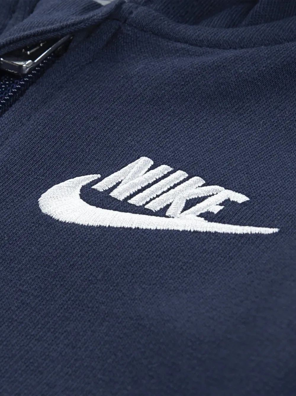 Комбинезон с капюшоном и логотипом Nike Kids, синий — фото 4