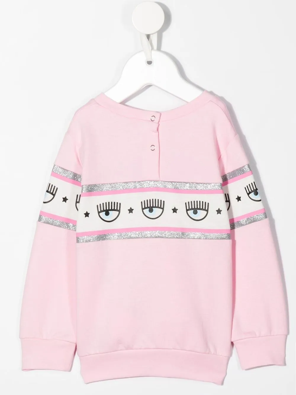 Толстовка с логотипом Chiara Ferragni Kids, розовый — фото 2