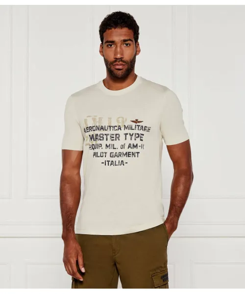 

Футболка Regular fit Aeronautica Militare, бежевый